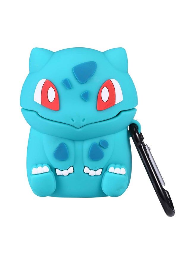 Aimax - Pokemon Bulbasaur 3D Cartoon Case Cover For Apple AirPods Blue - Image 1
