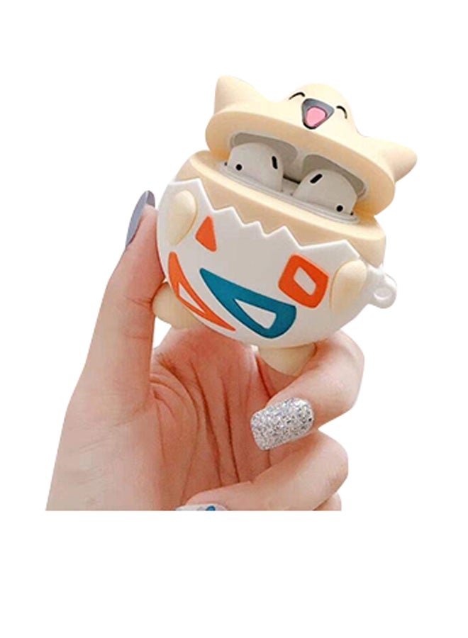 Aimax - Pokemon Togepi 3D Cartoon Case Cover For Apple AirPods White/Beige - Image 1