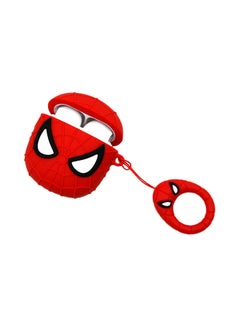 Aimax Super Hero Spider Man 3D Cartoon Case Cover For Apple AirPods Red  - Image 2