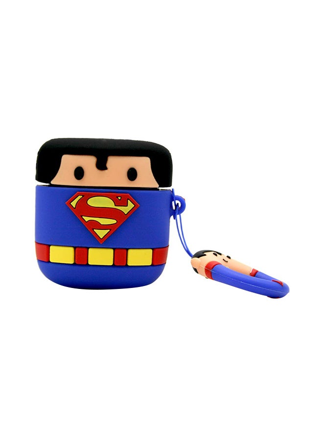 Super Man 3D Cartoon Case Cover For Apple AirPods Multicolour - v1581075135/N34216291A_1