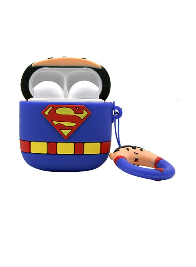 Super Man 3D Cartoon Case Cover For Apple AirPods Multicolour - v1581075135/N34216291A_2