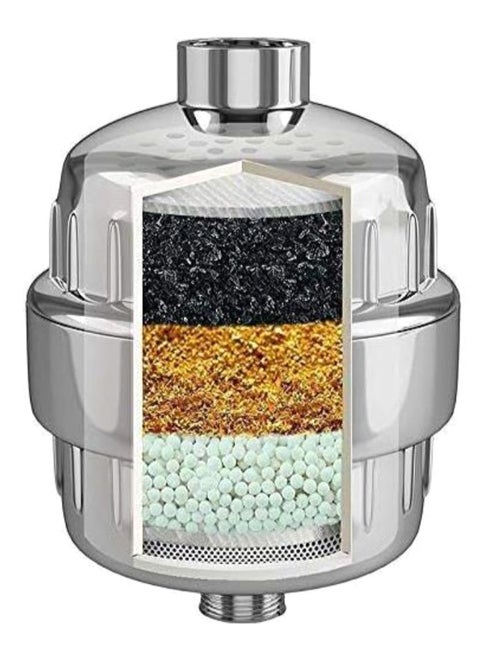 Water Purifier Shower Filter Silver