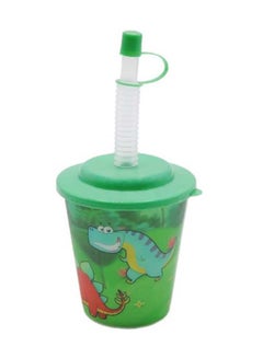 Plastic Cup With Straw And Cover Green 250ml - v1581082839/N34146259A_2