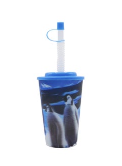 Plastic Cup With Straw And Cover Blue 350ml - v1581082843/N34146262A_1