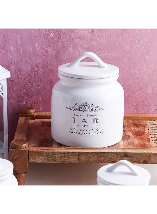 Home Box Sweet Home Canister With Lid White 250ml