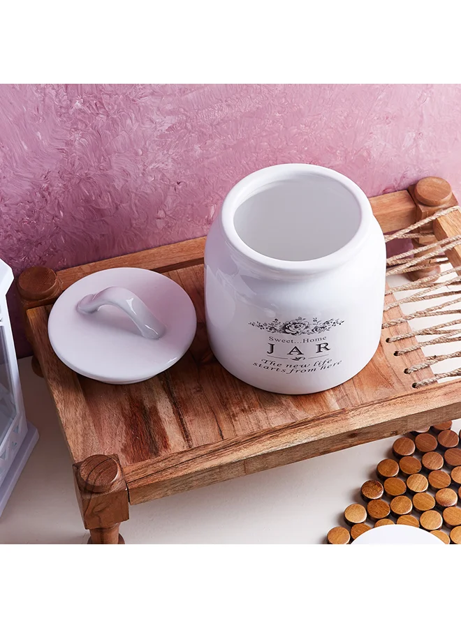 Home Box Sweet Home Canister With Lid White 250ml