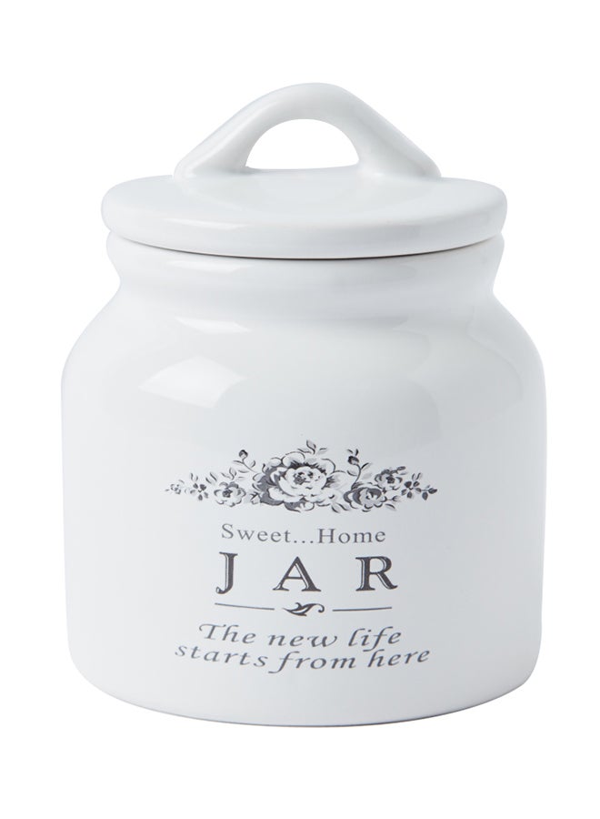 Home Box Sweet Home Canister White/Black 10x13cm  - Image 1