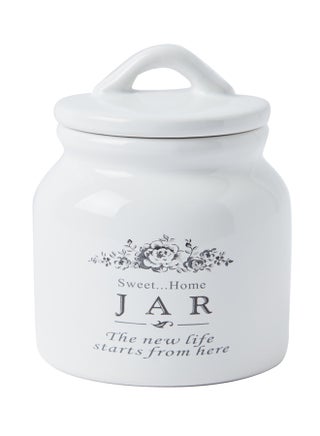 Sweet Home Canister White 8.5x10.5cm - v1581082978/N34208637A_1