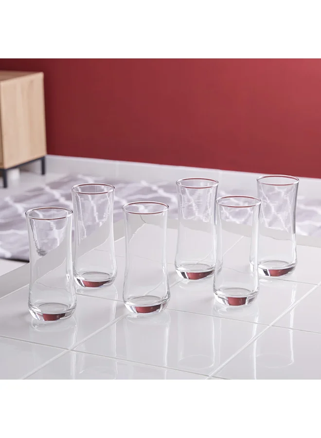 Home Box 6-Piece Glass Set Clear 360ml
