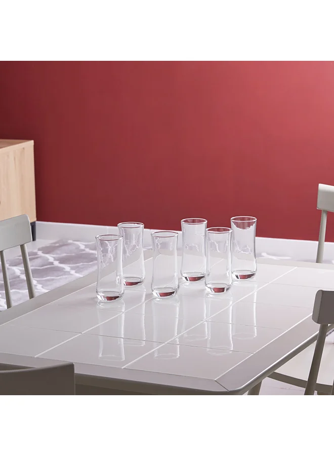 Home Box 6-Piece Glass Set Clear 360ml