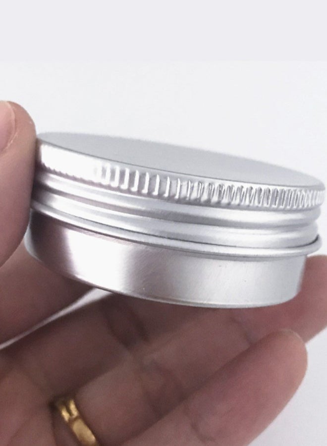 JOYWEE 6-Piece Cosmetic Sample Storage Pot Set Silver - Image 2