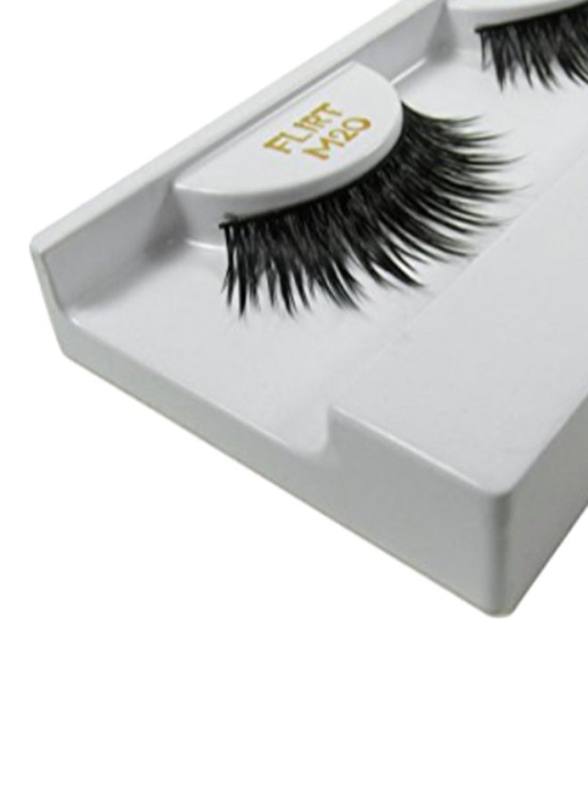Missame Pair Of Deluxe Handmade Flirt Style False Eyelashes M20 Black - Image 2