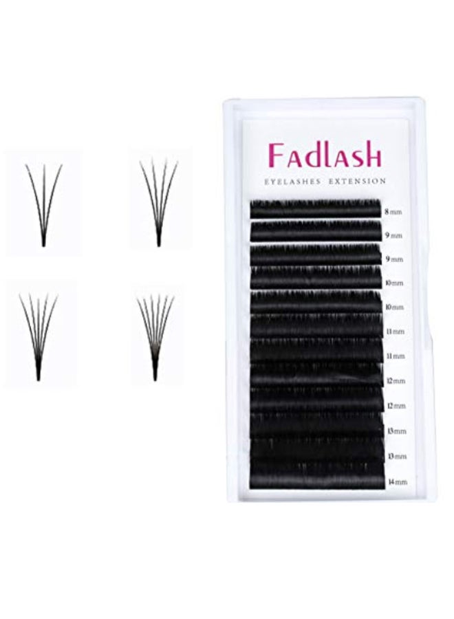 فادلاش علبة رموش مستعارة إيزي فان فوليوم، تضيف مزيداً من الكثافة إلى رموشك - بعدد 12 صف أسود - Image 1