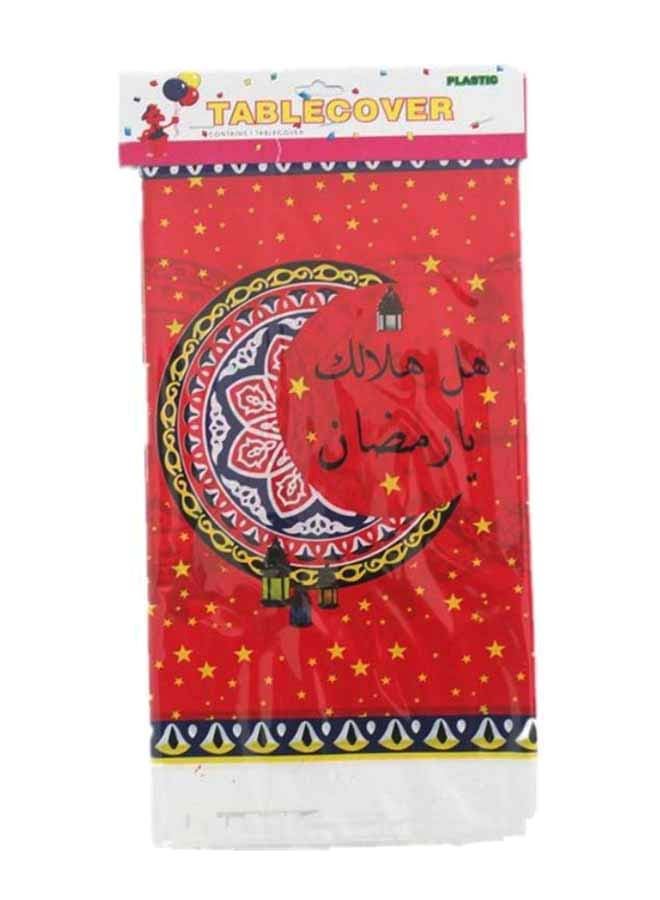 Disposable Ramadan Decorative Table Cover Multicolour 108 x 180centimeter - v1581158809/N34354608A_1