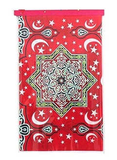 مفرش طاولة  مزين بتصميم  زينة رمضان للاستخدام مرة واحدة متعدد الألوان 108 x 180Ø³Ù†ØªÙŠÙ…ØªØ±