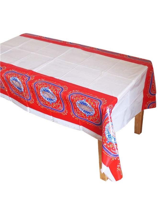 Disposable Ramadan Decorative Table Cover Multicolour 140 x 180centimeter  - Image 3