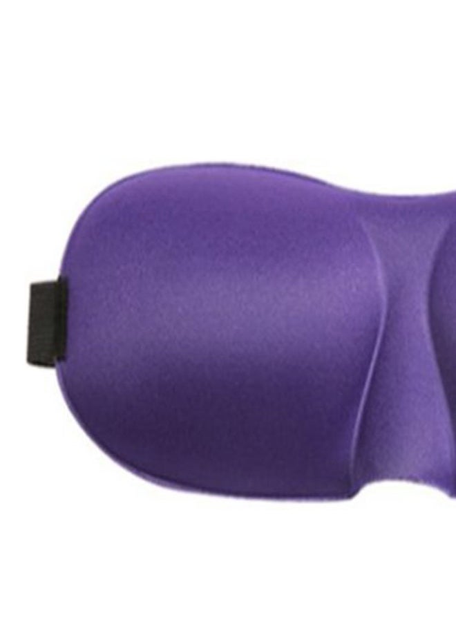 3D Shield Sleeping Aid Eye Mask Purple  - Image 2