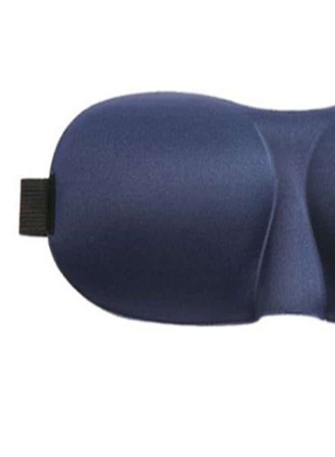 3D Countered Sleeping Eye Mask Navy Blue - Image 2