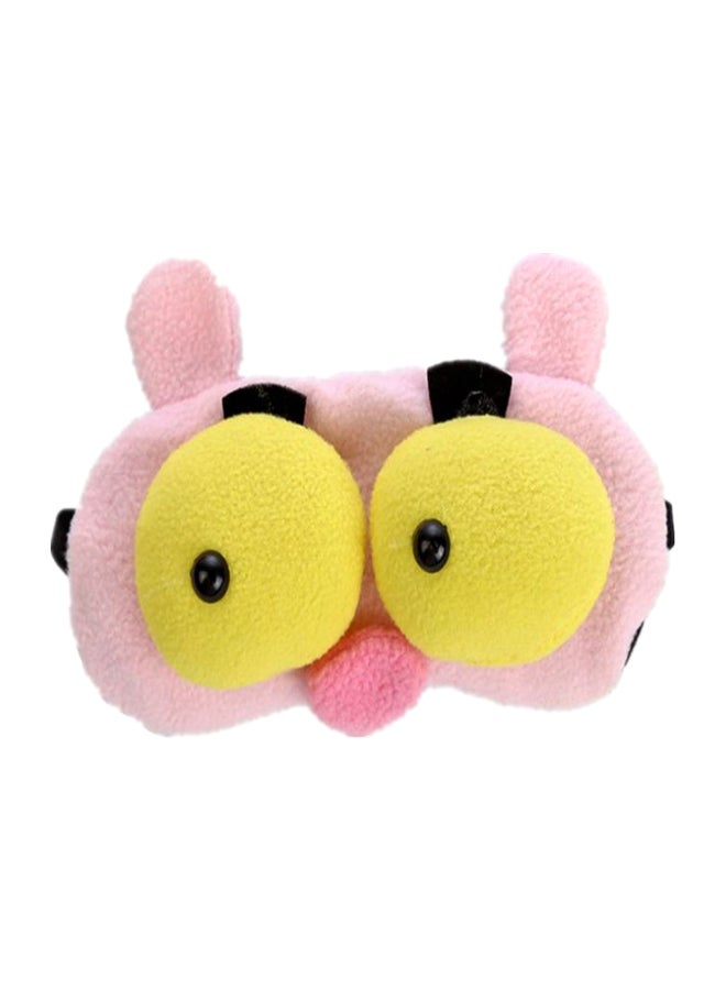 Cute Cartoon Pattern Sleeping Eye Mask Yellow/Pink/Black - Image 1