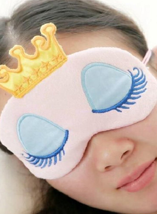 Unicorn Pattern Sleeping Eye Mask Blue/Pink/Gold - Image 2