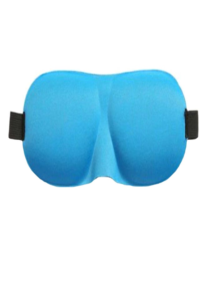 3D Countered Sleeping Eye Mask Blue - Image 1
