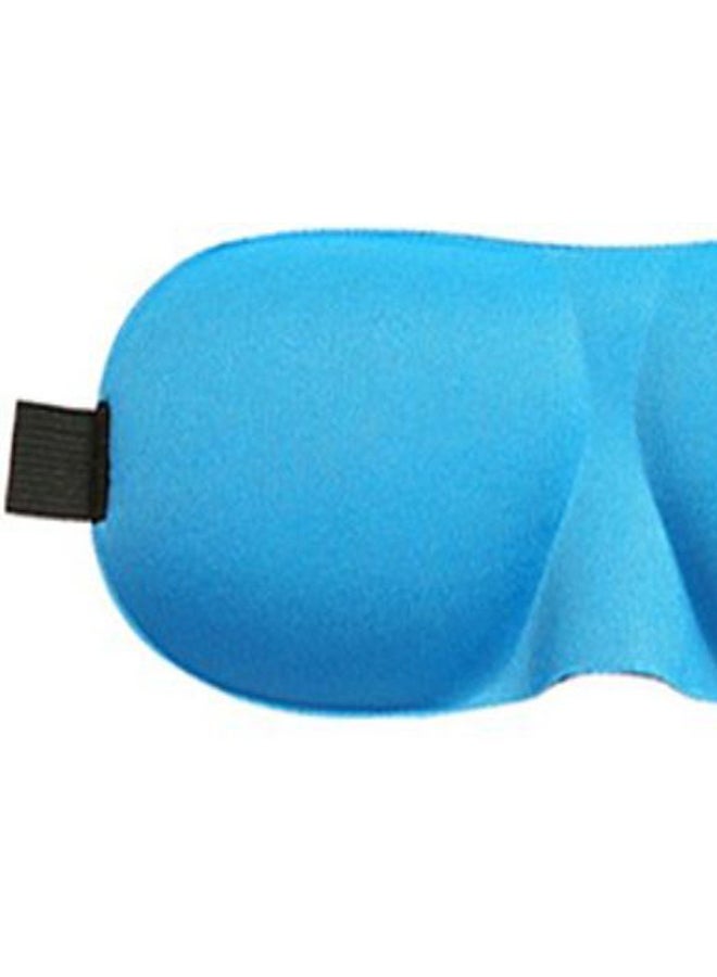 3D Countered Sleeping Eye Mask Blue - Image 2
