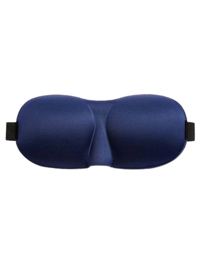 3D Countered Sleeping Eye Mask Navy Blue - Image 1