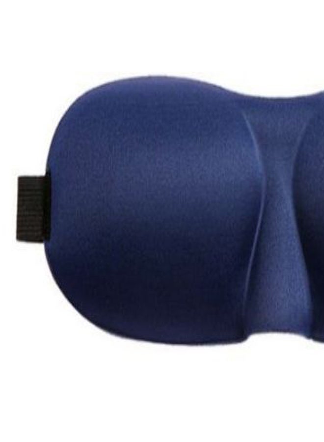 3D Countered Sleeping Eye Mask Navy Blue - Image 2
