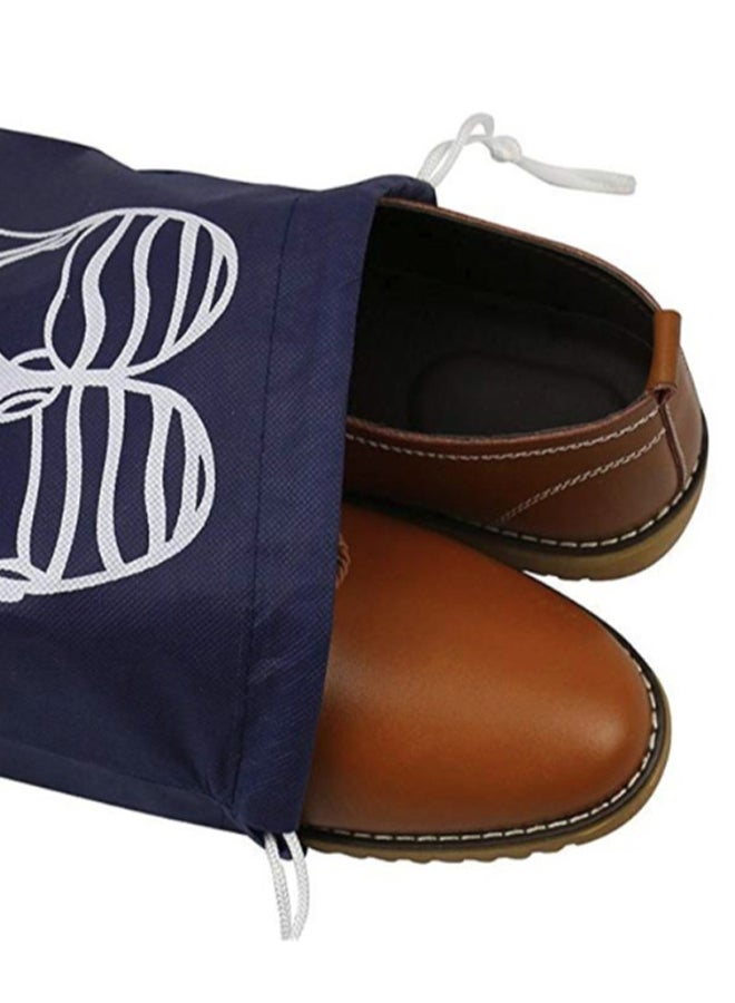 2-Piece Shoe Storage Bag Set Blue/Clear - Image 3