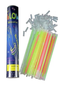 100-Piece Flashing Party Glow Sticks Set With Connectors