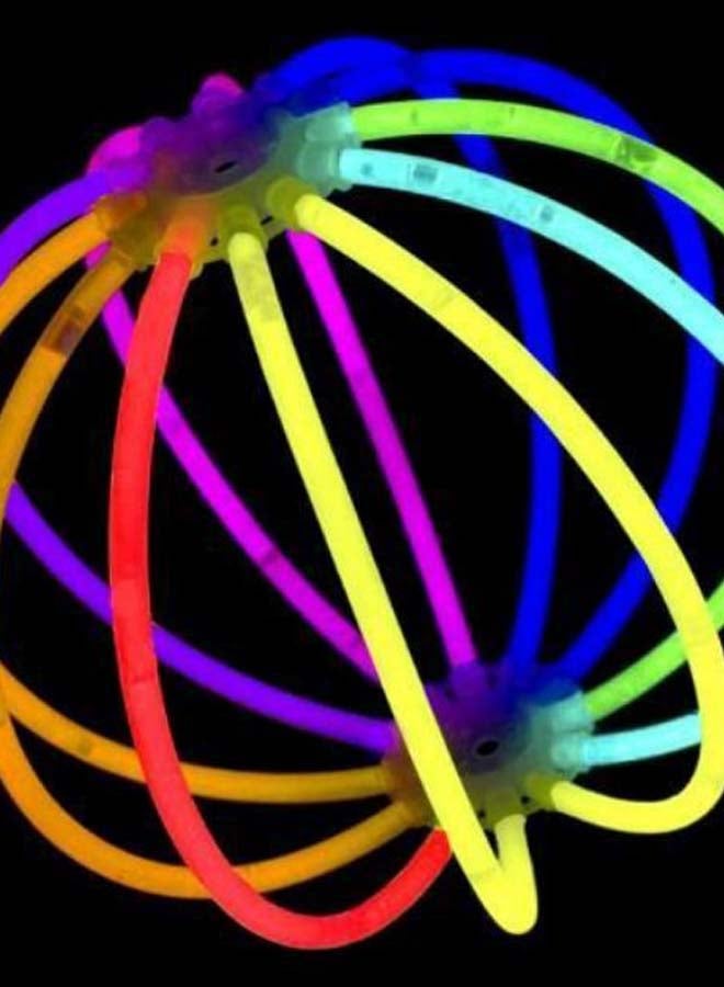 Generic - 100-Piece Flashing Party Glow Sticks Set With Connectors - Image 1