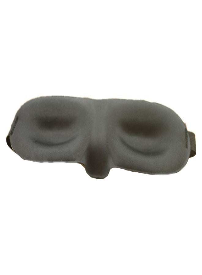 Generic - 3D Countered Sleeping Eye Mask Black - Image 1