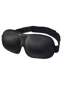 3D Contoured And Comfortable Travel Sleep Eye Mask Black