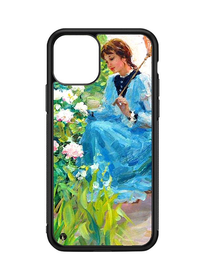 BP Protective Case Cover For iPhone 11 Pro Victorian Art (Black Bumper)