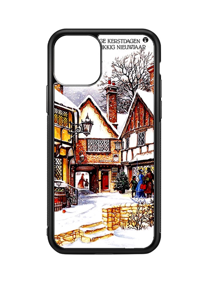 BP Protective Case Cover For iPhone 11 Pro Victorian Art (Black Bumper)
