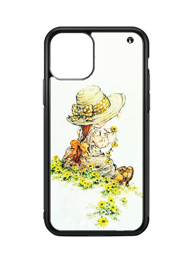 BP Protective Case Cover For iPhone 11 Pro Vintage Art (Black Bumper)