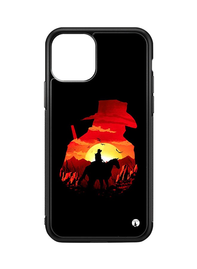 بي بي غطاء حماية واقي لهاتف أبل آيفون 11 برو طبعة من لعبة الفيديو "Red Dead Redemption 2"