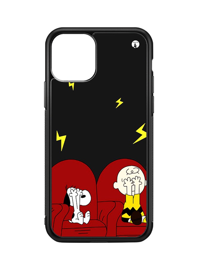 BP Protective Case Cover For Apple iPhone 11 Pro Snoopy (Black Bumper)