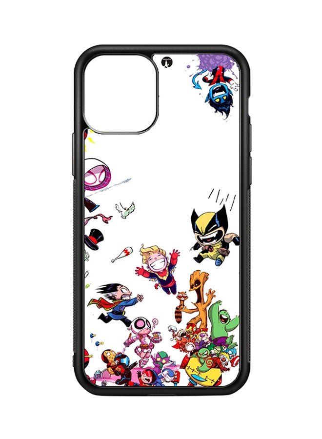 بي بي غطاء حماية واقي لهاتف أبل آيفون 11 برو طبعة شخصيات الأبطال الخارقين
