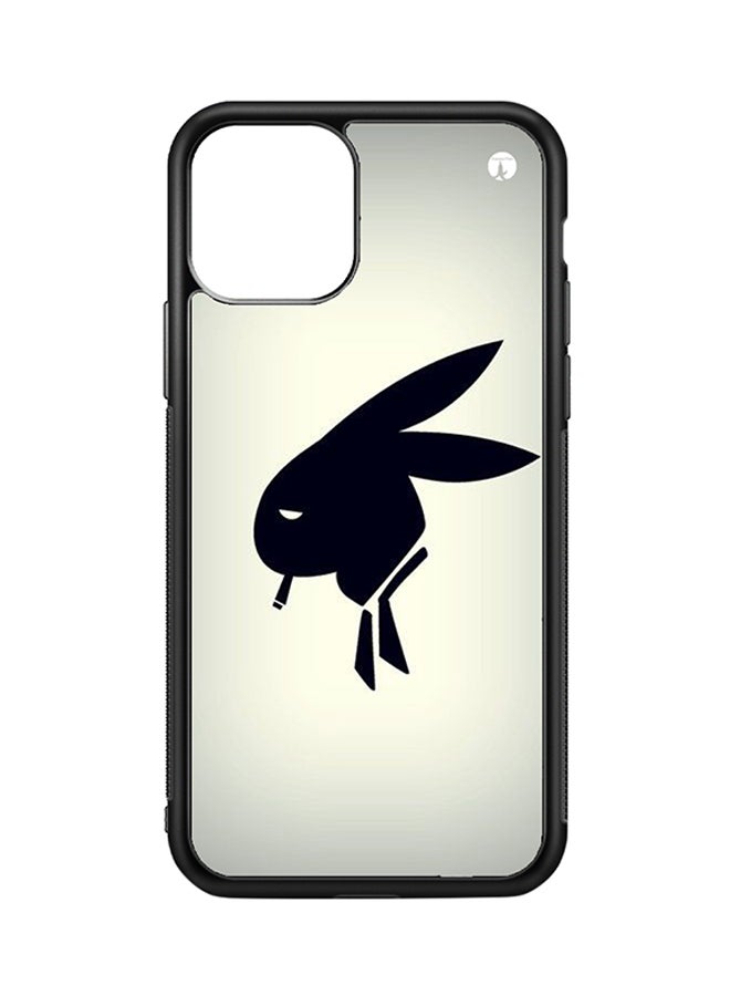 Protective Case Cover For iPhone 11 Pro Playboy (Black Bumper)