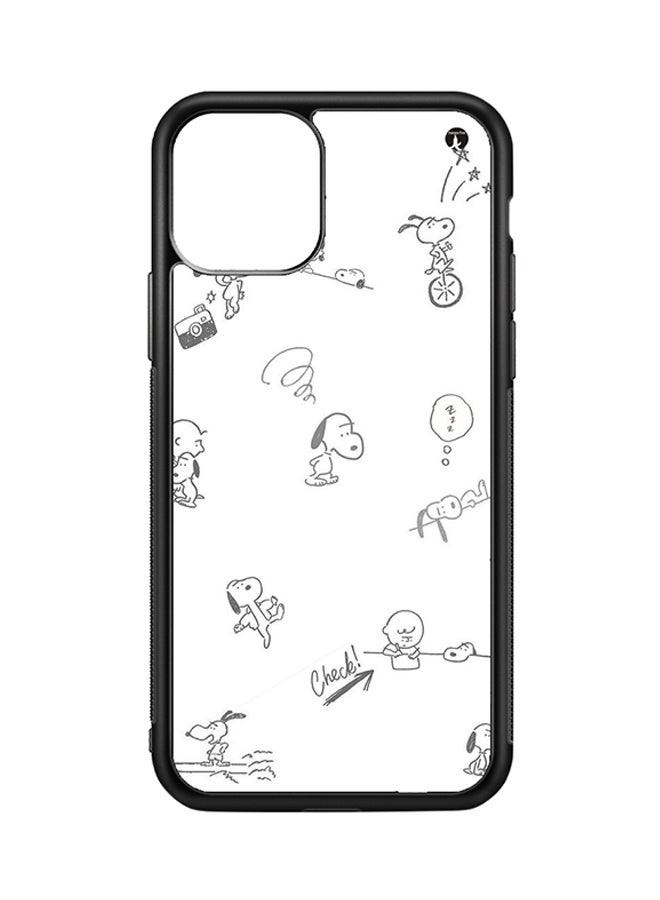 BP Protective Case Cover For Apple iPhone 11 Pro Snoopy (Black Bumper)
