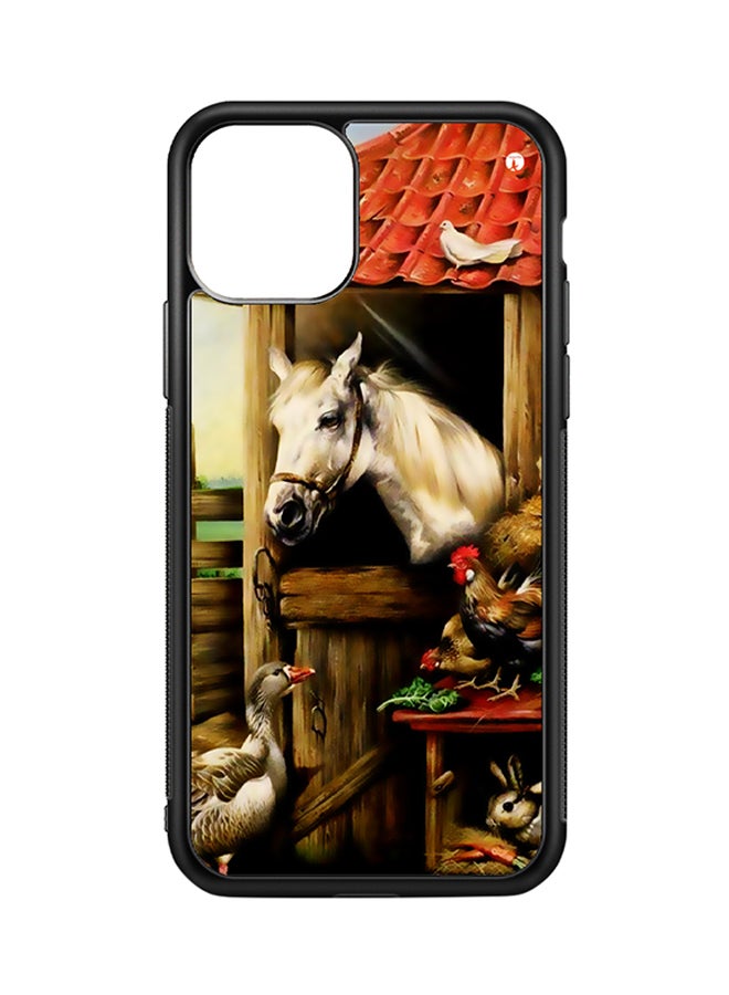 غطاء حماية واقي لهاتف أبل آيفون 11 برو بطبعة فن كلاسيكي