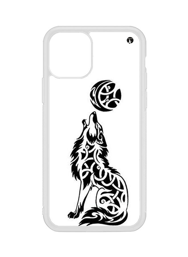 غطاء حماية واقي لهاتف أبل آيفون 11 برو أبيض/ أسود