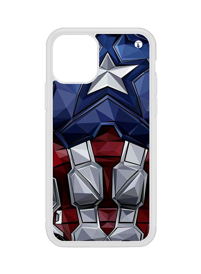 BP Protective Case Cover For Apple iPhone 11 Pro Captain America (White Bumper)