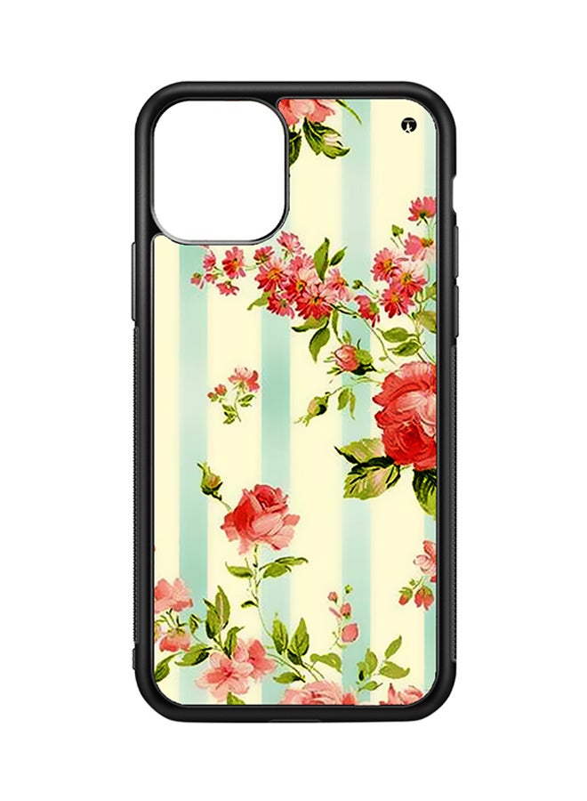 غطاء حماية واقي لهاتف أبل آيفون 11 برو زهور