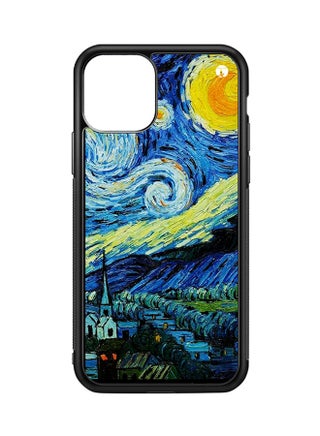 Protective Case Cover For Apple iPhone 11 Pro Starry Night (Black Bumper) - v1581313096/N34285728A_1