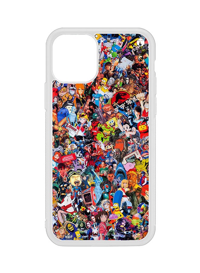 Protective Case Cover For Apple iPhone 11 Pro Cartoons (White Bumper)