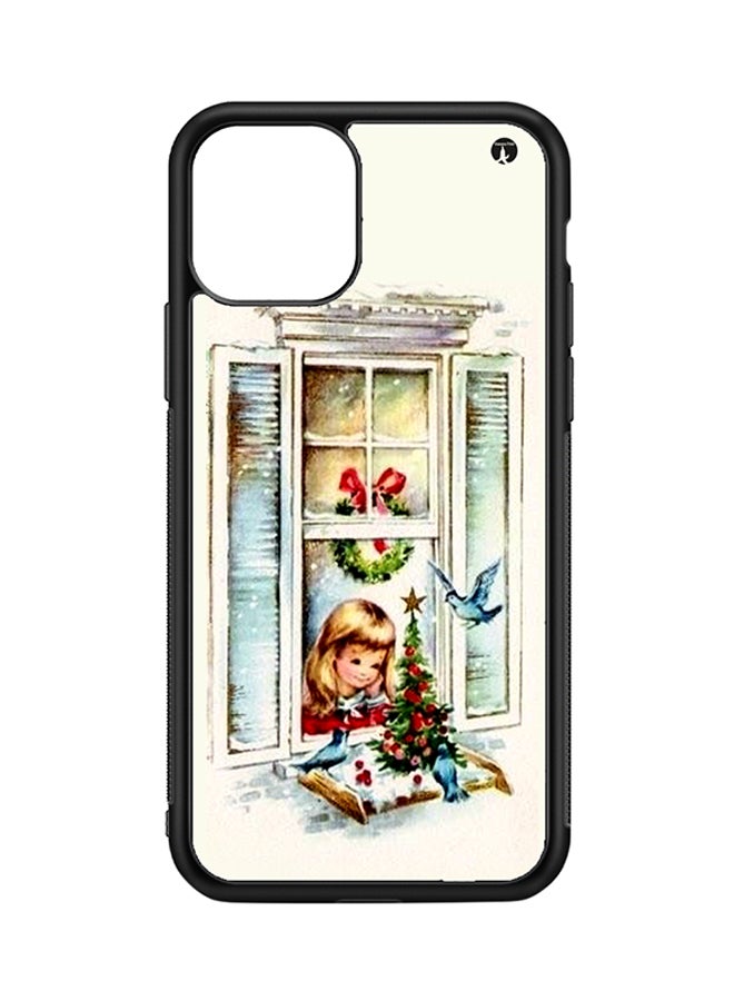 BP Protective Case Cover For Apple iPhone 11 Victorian Art (Black Bumper)