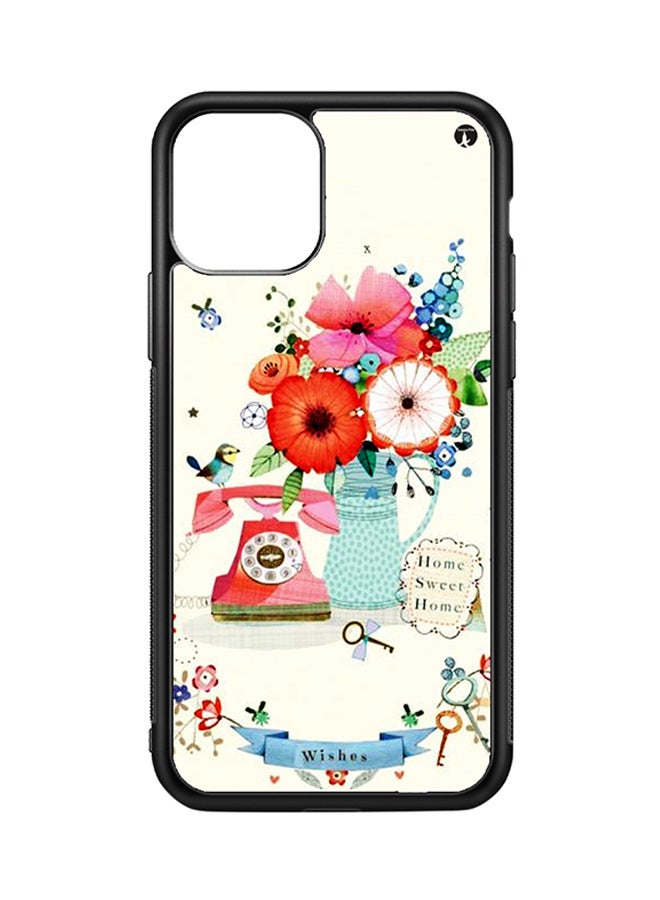 غطاء حماية واقي لهاتف أبل آيفون 11 برو زهور