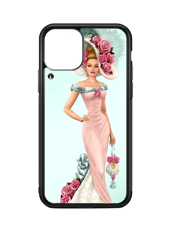 BP Protective Case Cover For iPhone 11 Pro A Woman (Black Bumper)